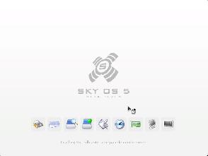 SkyOS boot screen