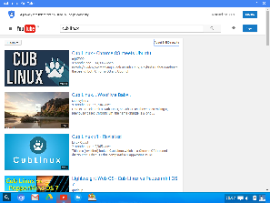 Youtube in Cub Linux